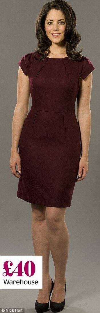 What happens if an average size girl puts Victoria Beckham dress? (3 pics)
