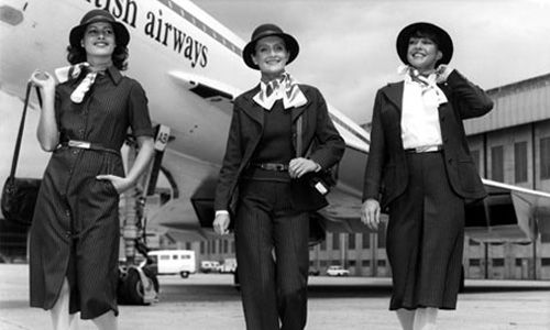 Flight attendants from the past (50 pics)