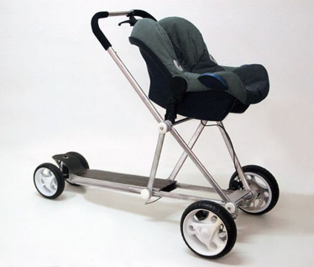 New types of baby buggies (5 pics)