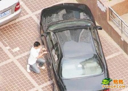 Chinese car thief (4 pics)