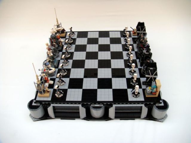 Cool Lego Star Wars chess (52 pics)