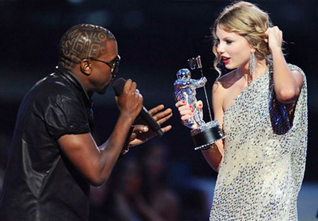 Kanye West ruined it for Taylor Swift at MTV Video Music Awards (7 pics + 2 video)