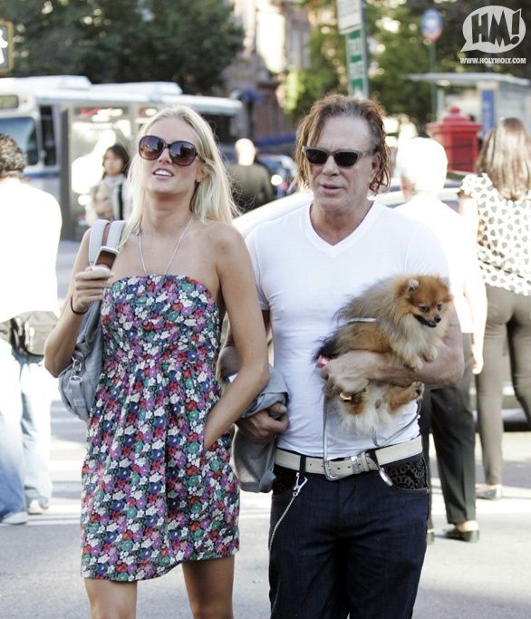 Mickey Rourke spotted in New York (7 pics)