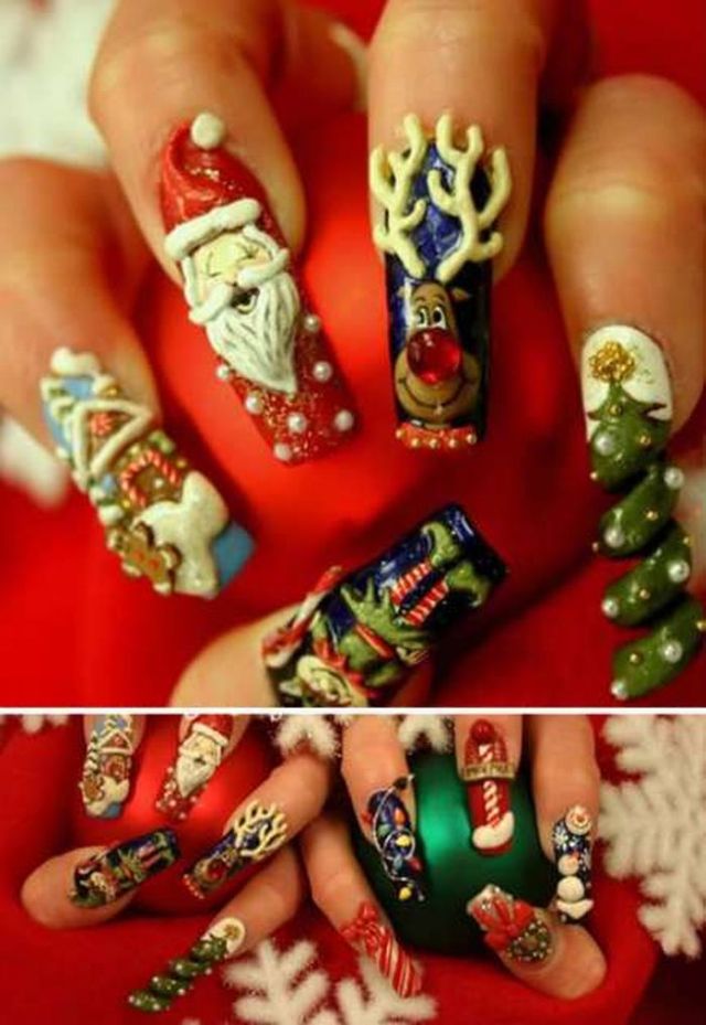 Finger nail art (11 pics)