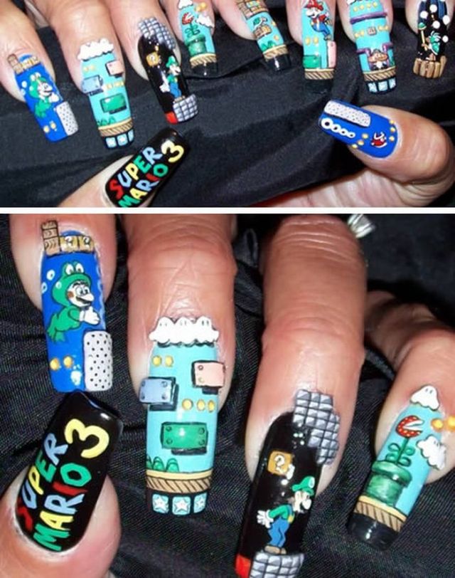 Finger nail art (11 pics)