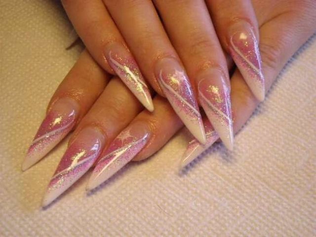 fancy finger nail art