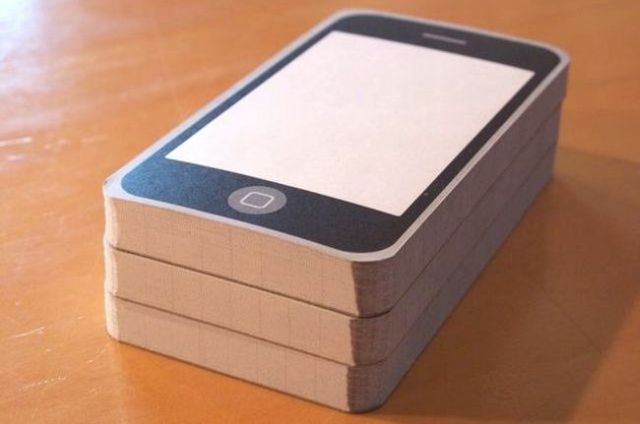 Are you an iPhone fan? Then this Notepod is for you ;) (5 pics)