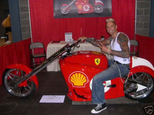 Custom Ferrari chopper sold on Ebay (14 pics)