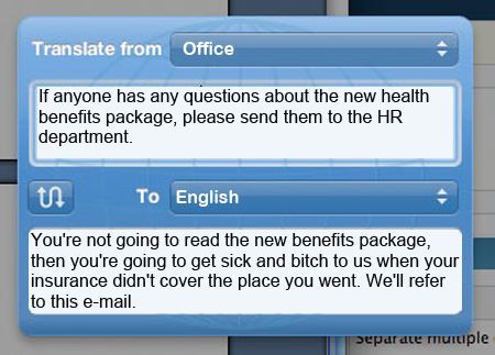 The Office E-mail Translator – what are people truly saying in their office emails? (10 pics)