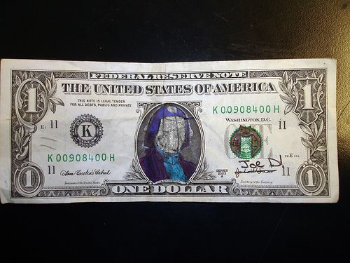 Compilation of funny defaced bills (25 pics)
