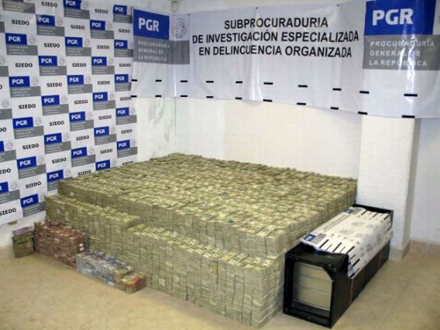 Drug Money. $205 million in cash!