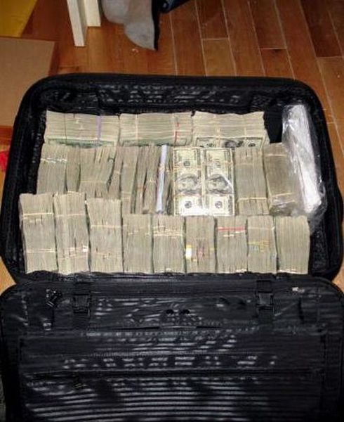 Drug Money. $205 million in cash!