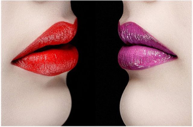 Beautiful lips make-up (21 pics)
