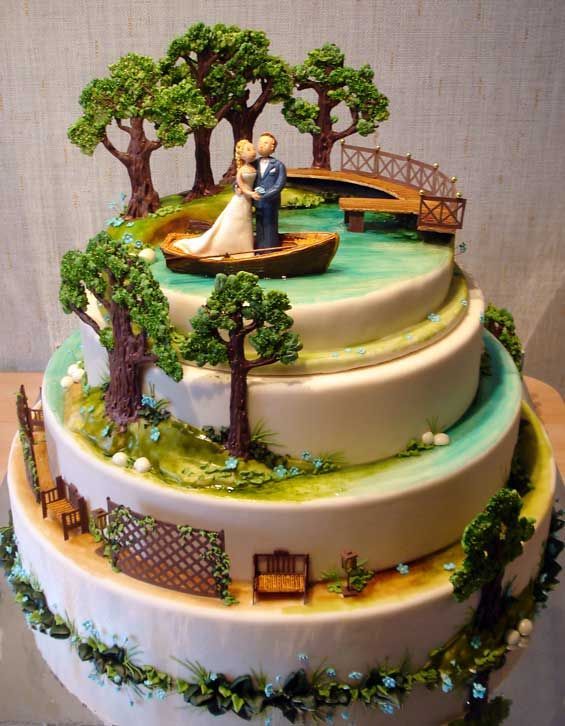 Beautiful and Creative Wedding Cakes (35 pics)