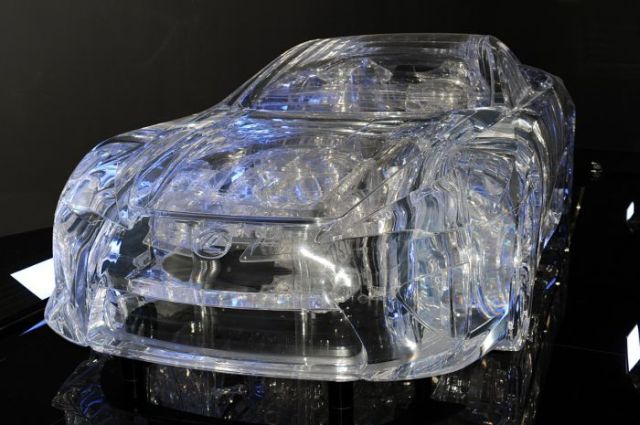 Full-Size Transparent Lexus Built by Japanese Architect (14 pics)