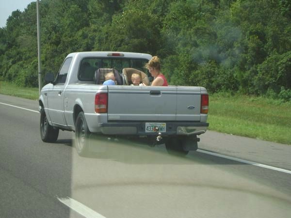 Can you put a carseat in a single outlet cab truck