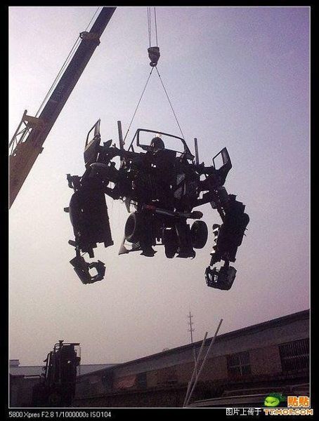 Moving a Chinese Transformer! (4 pics)