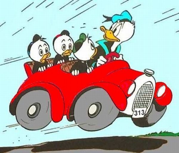 Donald Duck’s Car Has Been Built for Real! (15 pics)