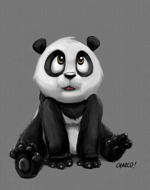 Great Drawings with Pandas (25 pics)