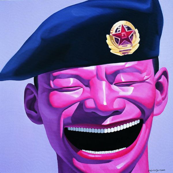 Laughing Painter Yue Minjun (25 pics)
