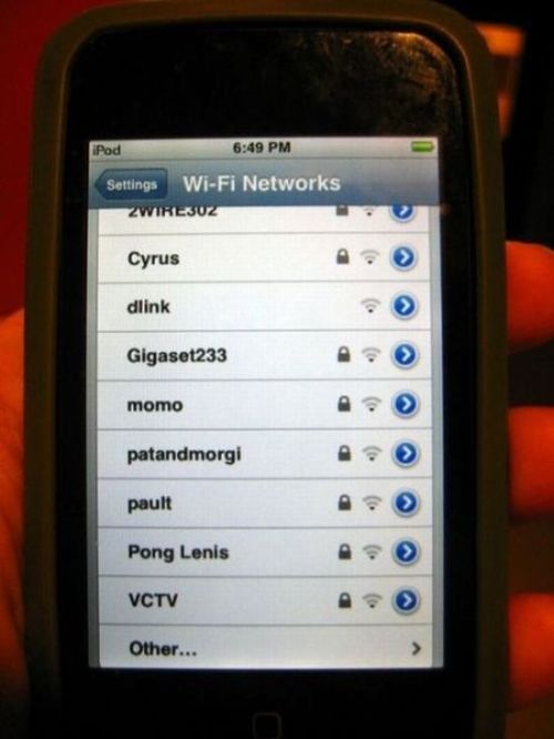 Funny Wi-Fi Networks Names (18 pics)