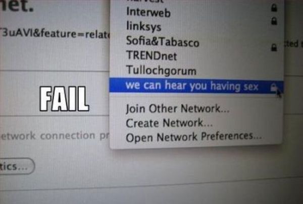 Funny Wi-Fi Networks Names (18 pics)