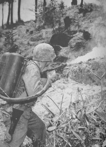 Flamethrowers in the WWII (18 pics)
