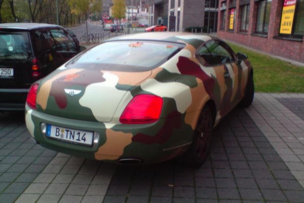 Military Camouflage of Supercars (14 pics)
