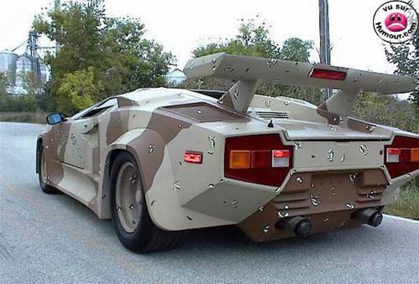 Military Camouflage of Supercars (14 pics)