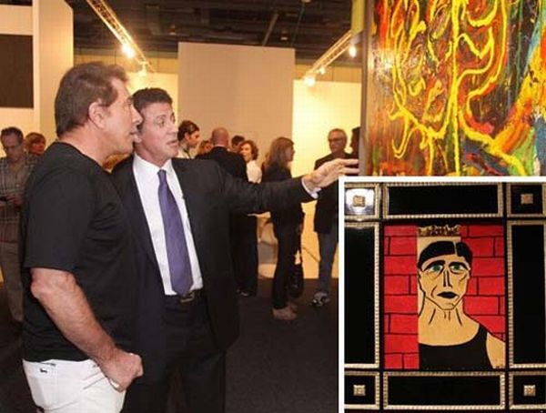 Stallone Is a Brand New Artist! (4 pics)