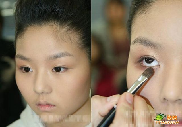 Miracles of makeup in Chinese manner 2 (16 pics)