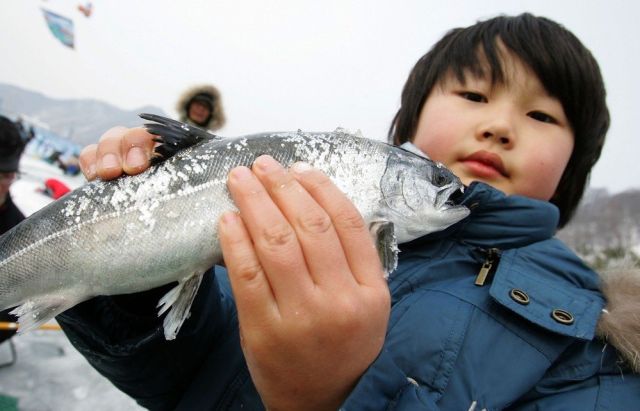 Ice Fishing Festival in South Korea (14 pics)