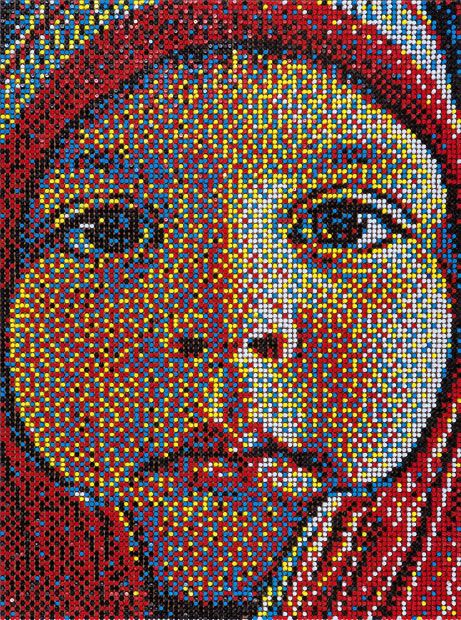 Pin Mosaic Portraits by Eric Daigh (12 pics)