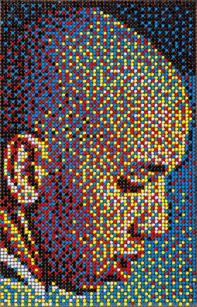 Pin Mosaic Portraits by Eric Daigh (12 pics)