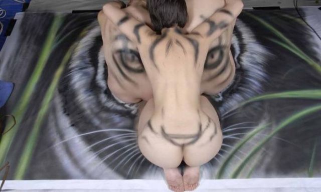 Amazing Tiger Body Art by Craig Tracy (6 pics)