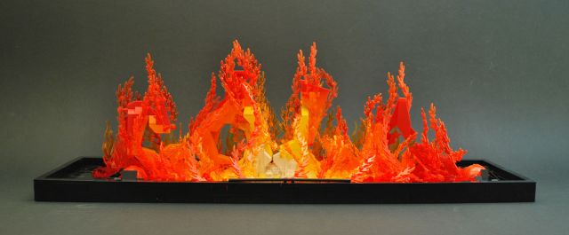 Realistic Fire Made from Lego (9 pics)