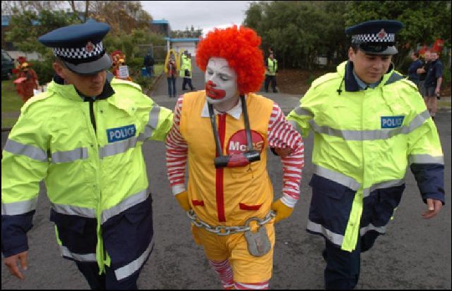 People Arrested While Wearing a Costume (25 pics)
