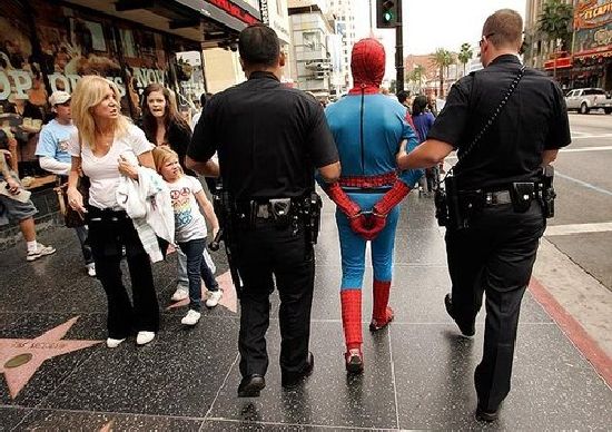 People Arrested While Wearing a Costume (25 pics)