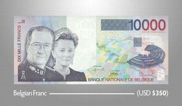 Unique Big Bills from Various Currencies around the World (17 pics)