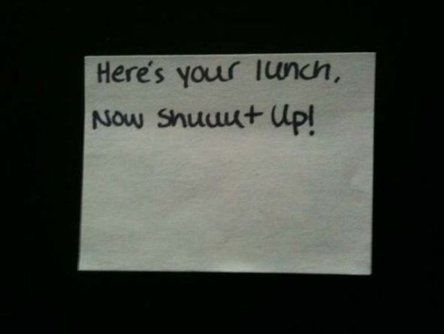 Humorous Lunch Notes (12 pics)