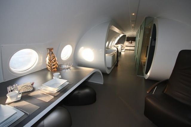 Cold War Aircraft Turned into Luxury Hotel Suite (16 pics)