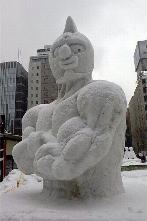 Awesome Comic Book and Sci-Fi Snow Sculptures (12 pics)