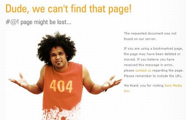 The Best of the Worst 404 Errors (109 pics)