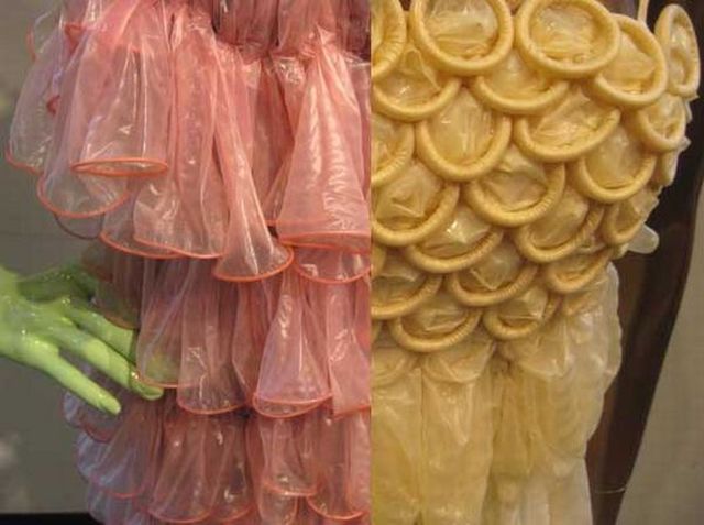 All Dressed Up in Condoms (6 pics)