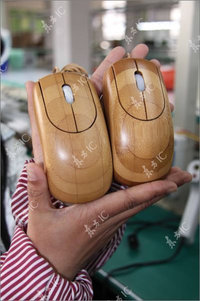 Chinese Bamboo PC Mice and Keyboards (15 pics)
