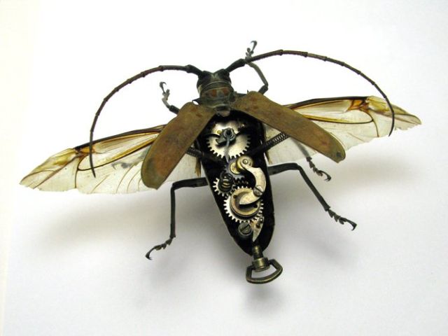 Awesome Steampunk Bugs by Mike Libby (26 pics)