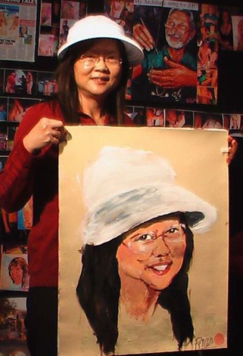 Portraits Painted In a Very Unique Way (41 pics)