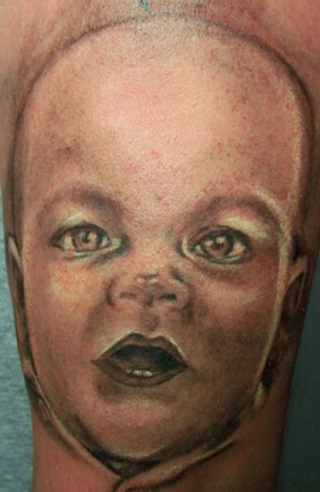 The Ugliest Baby Tattoos (11 pics)