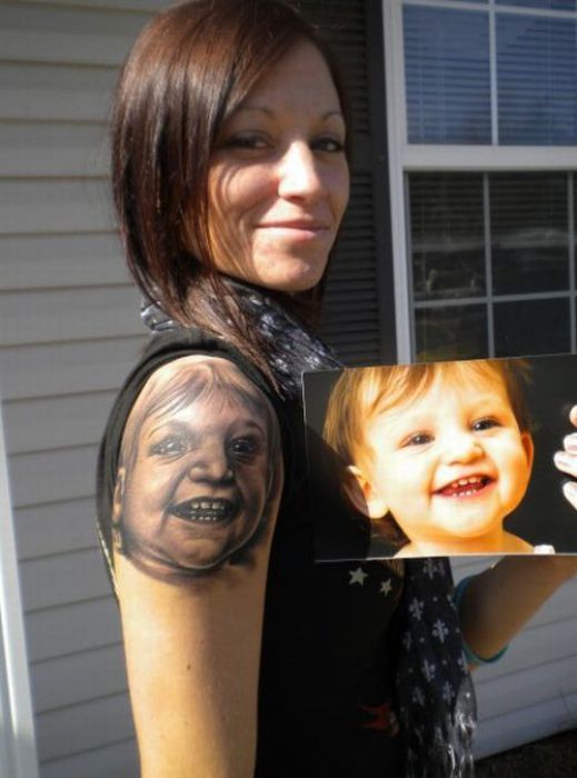 The Ugliest Baby Tattoos (11 pics)