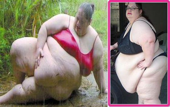 Woman Decides to Become the World’s Fattiest (6 pics)